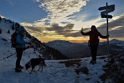 93 Dal Passo di Grialeggio tramonto in Resegone